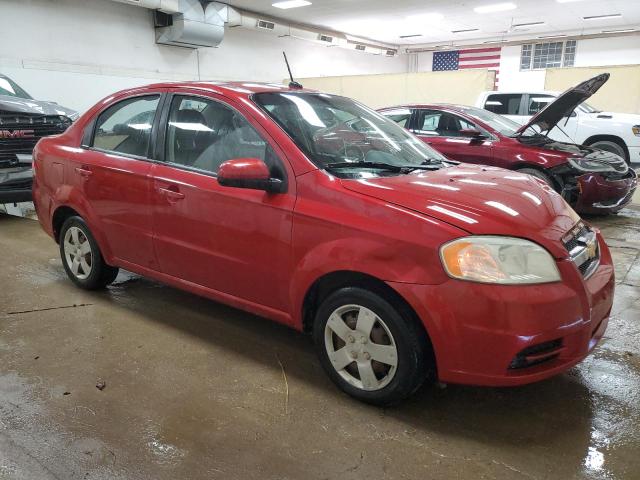 KL1TD5DE1AB105339 - 2010 CHEVROLET AVEO LS RED photo 4