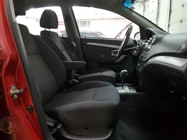 KL1TD5DE1AB105339 - 2010 CHEVROLET AVEO LS RED photo 7