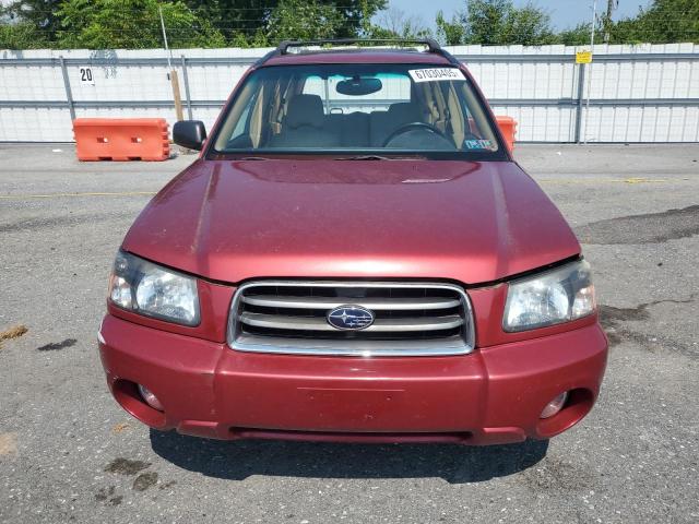 JF1SG65673H760233 - 2003 SUBARU FORESTER 2.5XS წითელი ფოტო 5