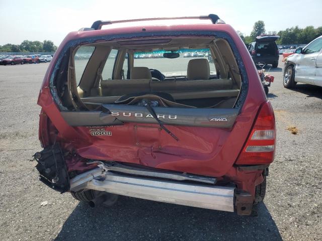 JF1SG65673H760233 - 2003 SUBARU FORESTER 2.5XS წითელი ფოტო 6
