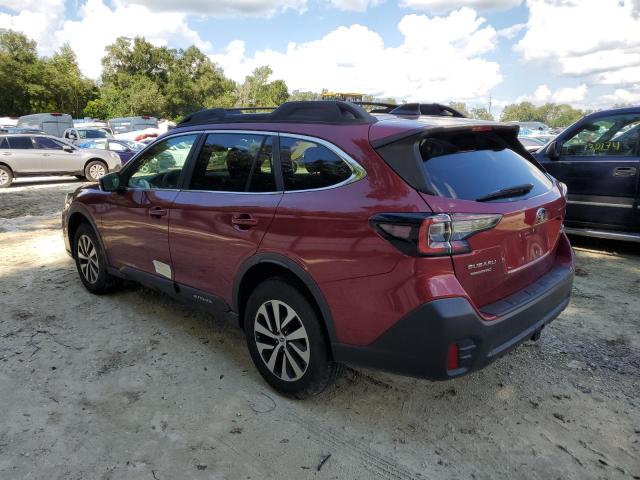 4S4BTACC4L3201765 - 2020 SUBARU OUTBACK PREMIUM RED photo 2