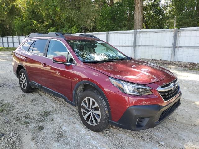 4S4BTACC4L3201765 - 2020 SUBARU OUTBACK PREMIUM RED photo 4