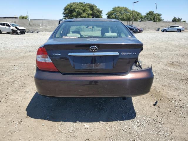 JTDBE32K330157889 - 2003 TOYOTA CAMRY LE PURPLE photo 6