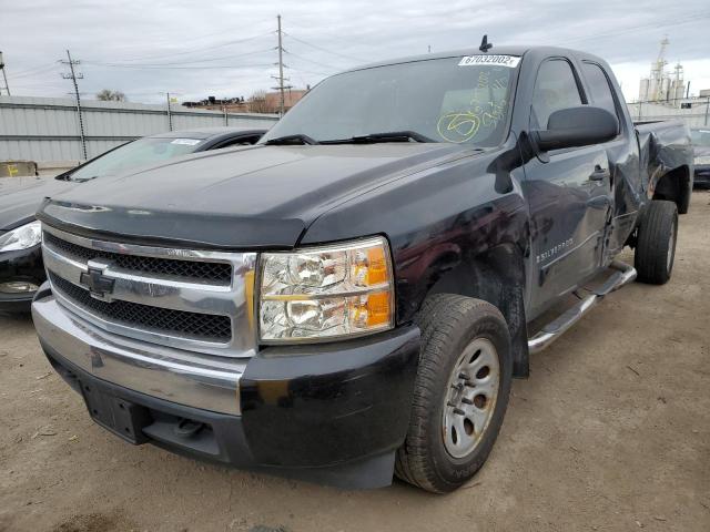 1GCEC19C47Z511488 - 2007 CHEVROLET SILVERADO BLACK photo 2