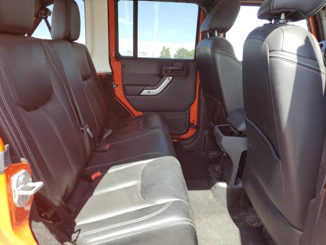 1C4BJWEG7FL593118 - 2015 JEEP WRANGLER U SAHARA ORANGE photo 11