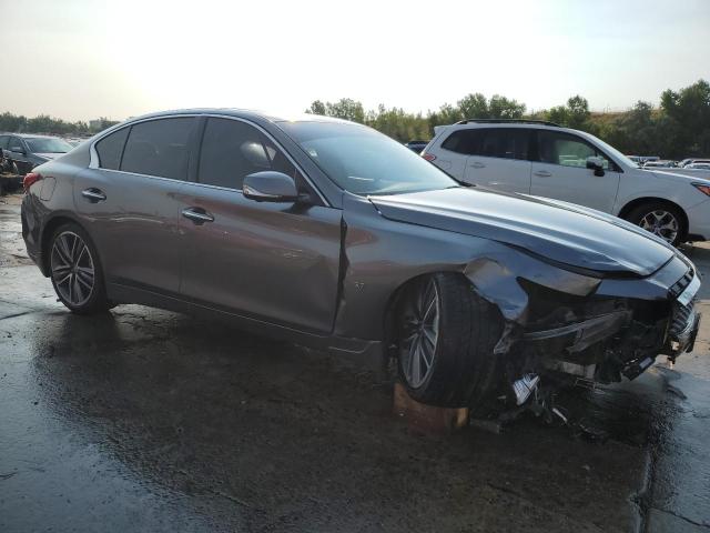 JN1BV7AR9FM410445 - 2015 INFINITI Q50 BASE GRAY photo 4