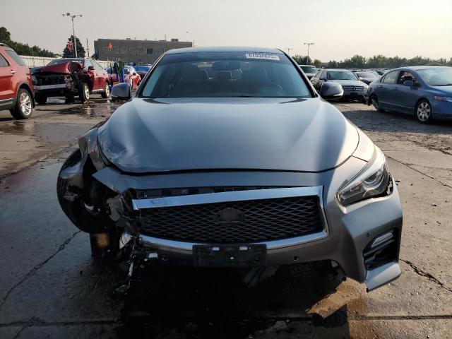 JN1BV7AR9FM410445 - 2015 INFINITI Q50 BASE GRAY photo 5