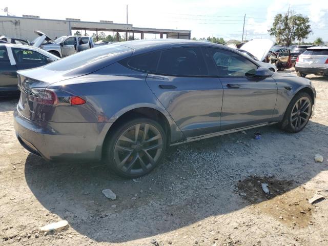 5YJSA1E61MF431043 - 2021 TESLA MODEL S 灰色 照片 3