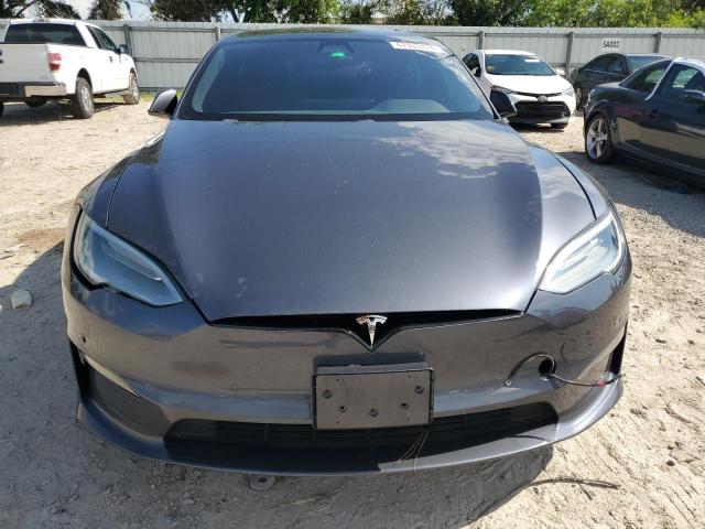 5YJSA1E61MF431043 - 2021 TESLA MODEL S 灰色 照片 5