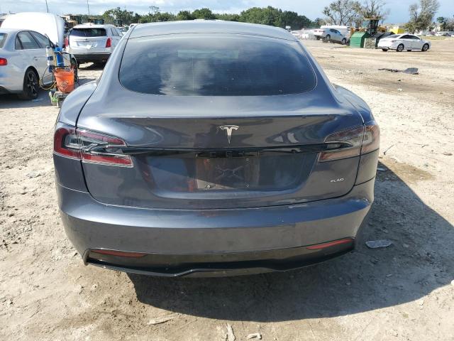 5YJSA1E61MF431043 - 2021 TESLA MODEL S 灰色 照片 6