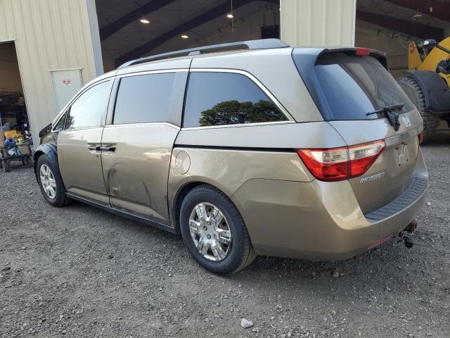 5FNRL5H21DB072771 - 2013 HONDA ODYSSEY LX ნაცრისფერი ფოტო 2