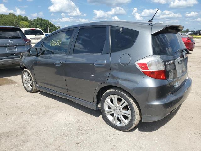 JHMGE8H56BC005007 - 2011 HONDA FIT SPORT GRAY photo 2