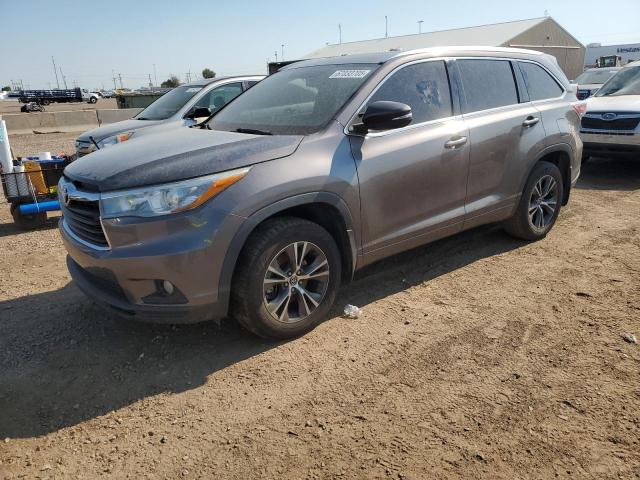 2016 TOYOTA HIGHLANDER XLE, 