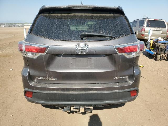 5TDJKRFH6GS263309 - 2016 TOYOTA HIGHLANDER XLE Boz foto 6