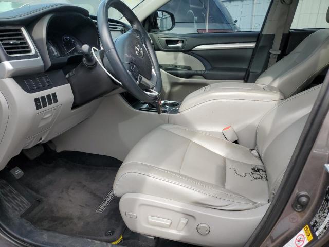 5TDJKRFH6GS263309 - 2016 TOYOTA HIGHLANDER XLE Boz foto 7