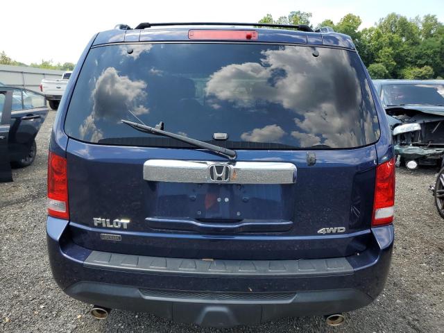 5FNYF4H44EB039635 - 2014 HONDA PILOT EX BLUE photo 6