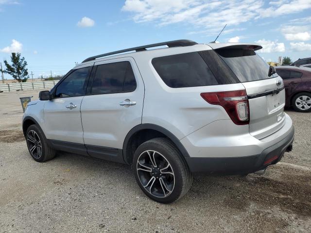 1FM5K8GTXEGB99826 - 2014 FORD EXPLORER SPORT SILVER photo 2