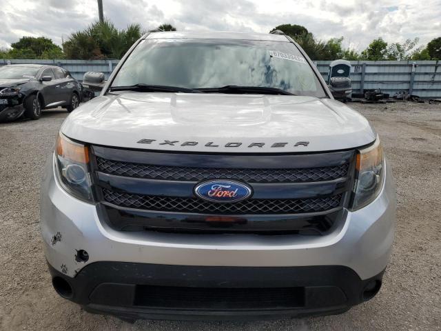 1FM5K8GTXEGB99826 - 2014 FORD EXPLORER SPORT SILVER photo 5