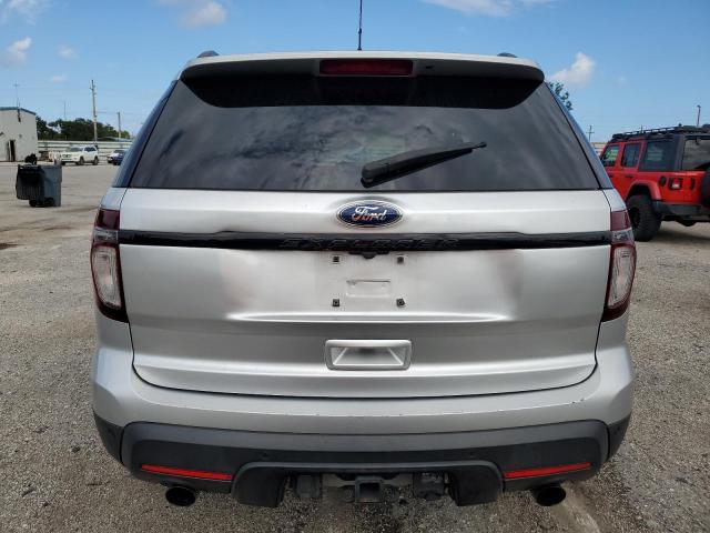 1FM5K8GTXEGB99826 - 2014 FORD EXPLORER SPORT SILVER photo 6