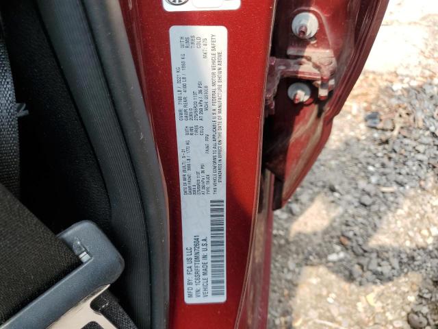 1C6SRFFT0MN726041 - 2021 RAM 1500 BIG HORN/LONE STAR MAROON photo 12