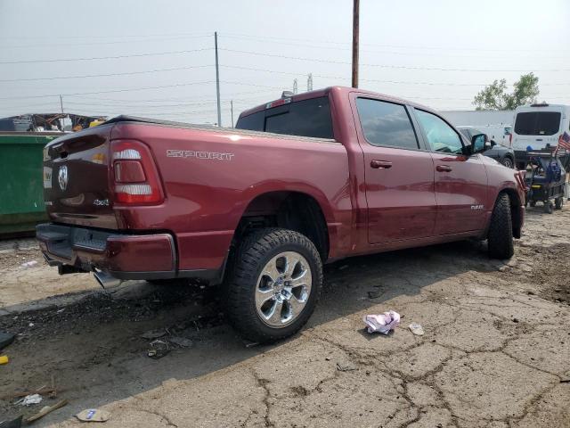 1C6SRFFT0MN726041 - 2021 RAM 1500 BIG HORN/LONE STAR MAROON photo 3