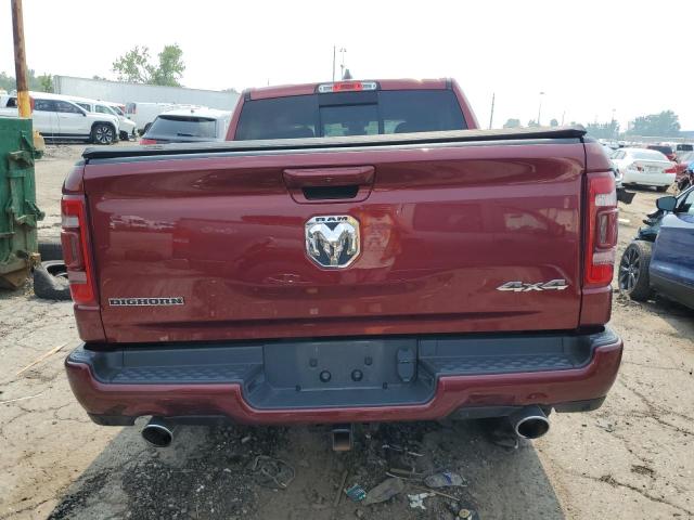 1C6SRFFT0MN726041 - 2021 RAM 1500 BIG HORN/LONE STAR MAROON photo 6