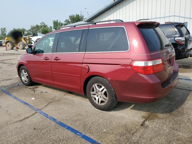 5FNRL38465B108090 - 2005 HONDA ODYSSEY EX RED photo 2