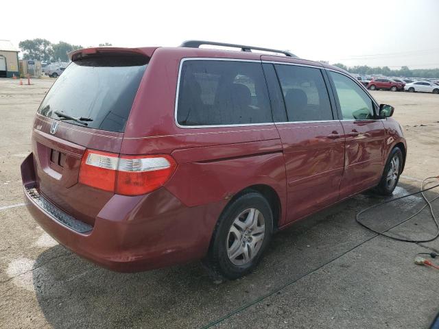 5FNRL38465B108090 - 2005 HONDA ODYSSEY EX RED photo 3