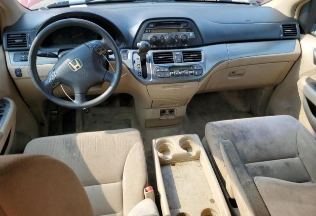 5FNRL38465B108090 - 2005 HONDA ODYSSEY EX RED photo 8