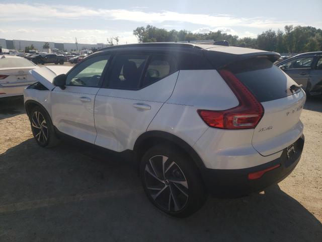 YV4162UM1M2510439 - 2021 VOLVO XC40 T5 R-DESIGN WHITE photo 2