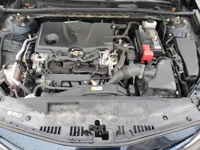 4T1B11HK9KU846345 - 2019 TOYOTA CAMRY L BLUE photo 11