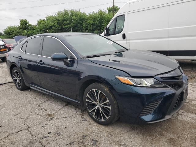 4T1B11HK9KU846345 - 2019 TOYOTA CAMRY L BLUE photo 4