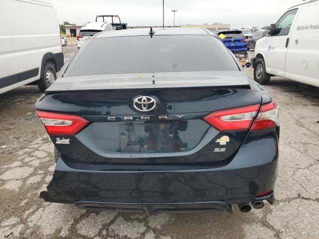 4T1B11HK9KU846345 - 2019 TOYOTA CAMRY L BLUE photo 6