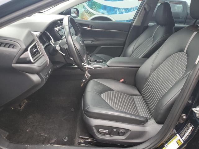 4T1B11HK9KU846345 - 2019 TOYOTA CAMRY L BLUE photo 7