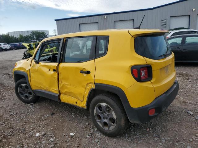 ZACCJBAW5GPC75103 - 2016 JEEP RENEGADE SPORT YELLOW photo 2