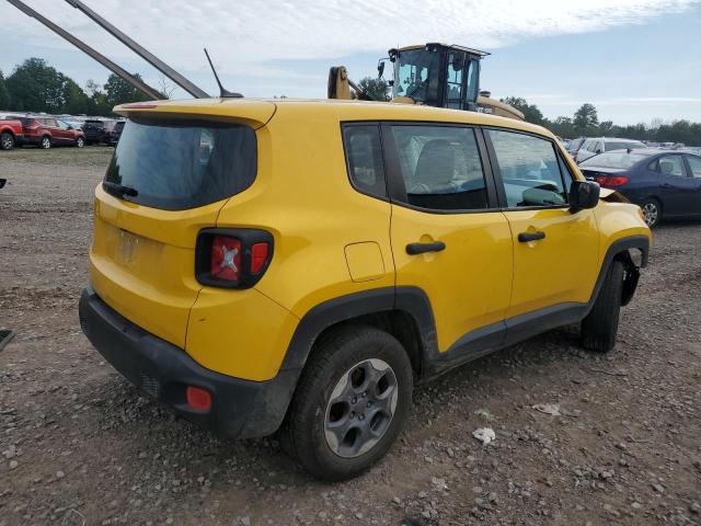 ZACCJBAW5GPC75103 - 2016 JEEP RENEGADE SPORT YELLOW photo 3