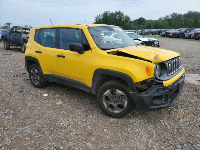 ZACCJBAW5GPC75103 - 2016 JEEP RENEGADE SPORT YELLOW photo 4