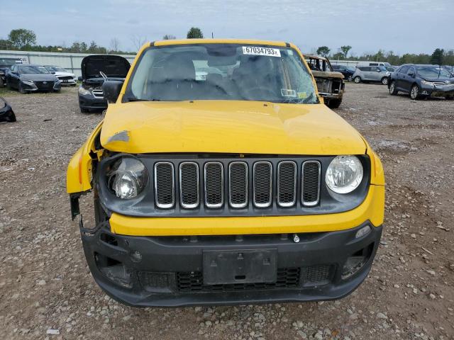 ZACCJBAW5GPC75103 - 2016 JEEP RENEGADE SPORT YELLOW photo 5