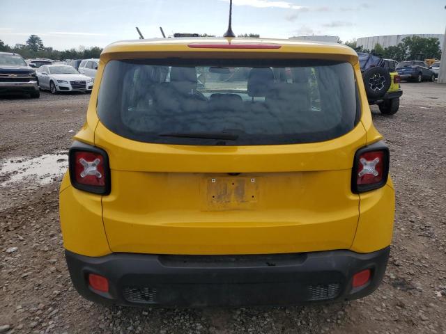 ZACCJBAW5GPC75103 - 2016 JEEP RENEGADE SPORT YELLOW photo 6