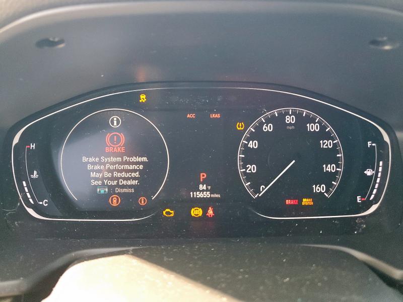 1HGCV1F57JA135139 - 2018 HONDA ACCORD EXL WHITE photo 9