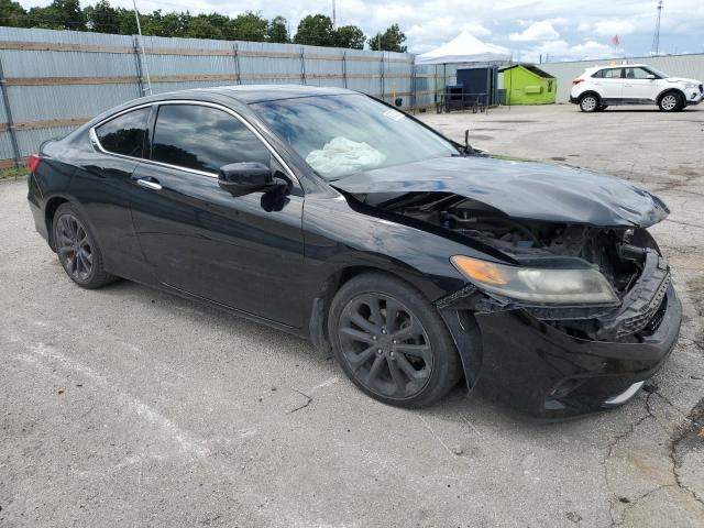 1HGCT2B80DA010693 - 2013 HONDA ACCORD EXL BLACK photo 4