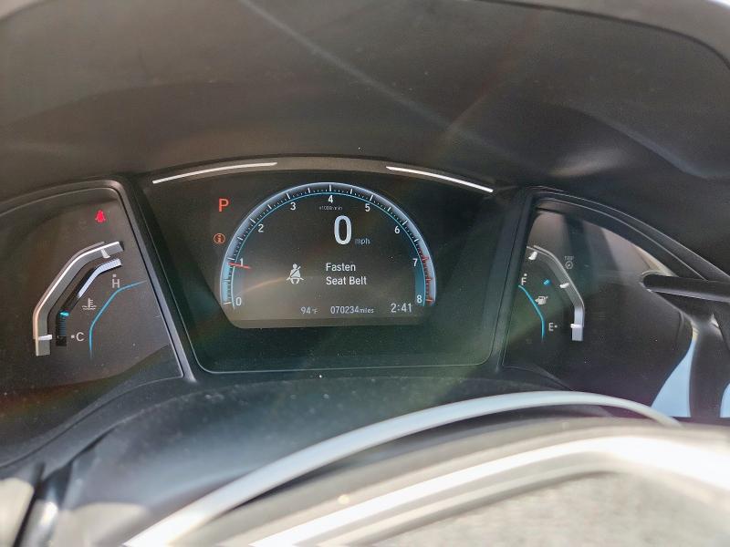 19XFC2F63KE007382 - 2019 HONDA CIVIC LX CHARCOAL photo 9