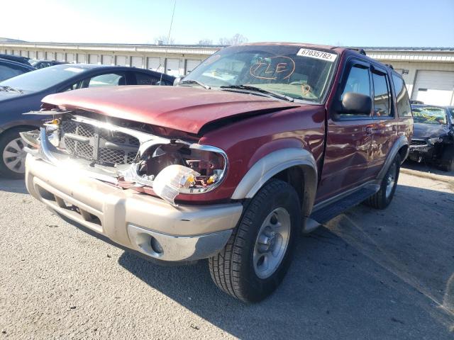 1FMZU74E8YZA35625 - 2000 FORD EXPLORER EDDIE BAUER RED photo 1