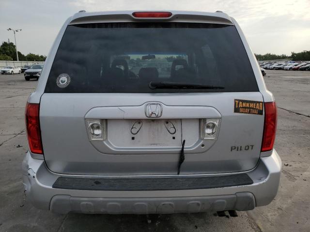 2HKYF18593H502195 - 2003 HONDA PILOT EXL SILVER photo 6