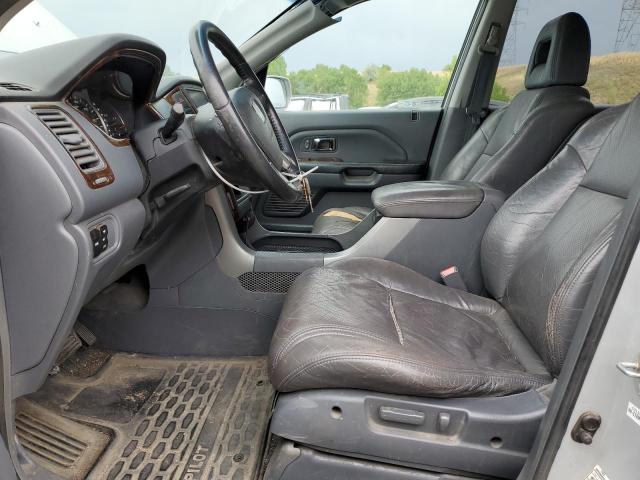 2HKYF18593H502195 - 2003 HONDA PILOT EXL SILVER photo 7