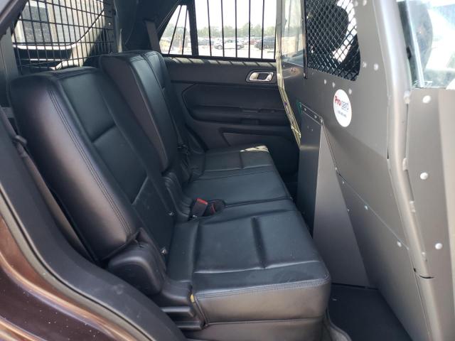 1FM5K8AR2FGA88220 - 2015 FORD EXPLORER POLICE INTERCEPTOR 棕色 照片 10