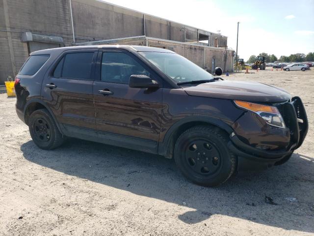 1FM5K8AR2FGA88220 - 2015 FORD EXPLORER POLICE INTERCEPTOR 棕色 照片 4