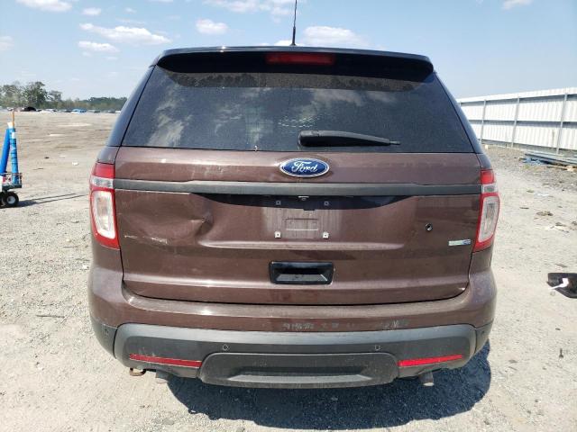 1FM5K8AR2FGA88220 - 2015 FORD EXPLORER POLICE INTERCEPTOR BROWN photo 6