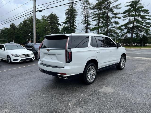 1GYS4CKL7MR186668 - 2021 CADILLAC ESCALADE PREMIUM LUXURY WHITE photo 3