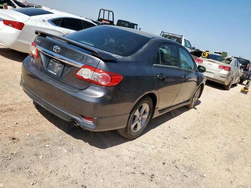 5YFBU4EEXDP124572 - 2013 TOYOTA COROLLA BASE Grafitowy zdjęcie 3